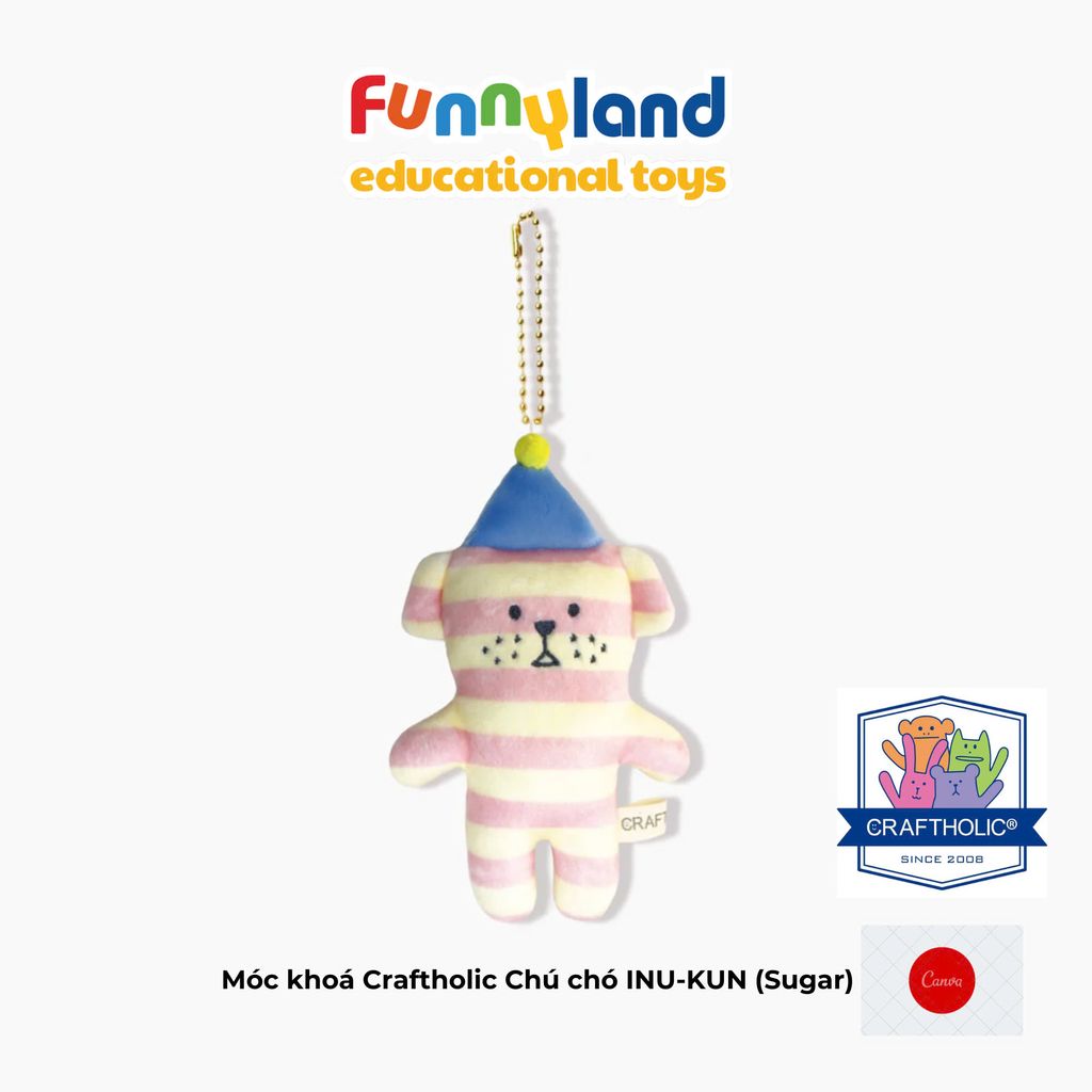 Móc khoá Craftholic Chú chó INU-KUN (Sugar) 
