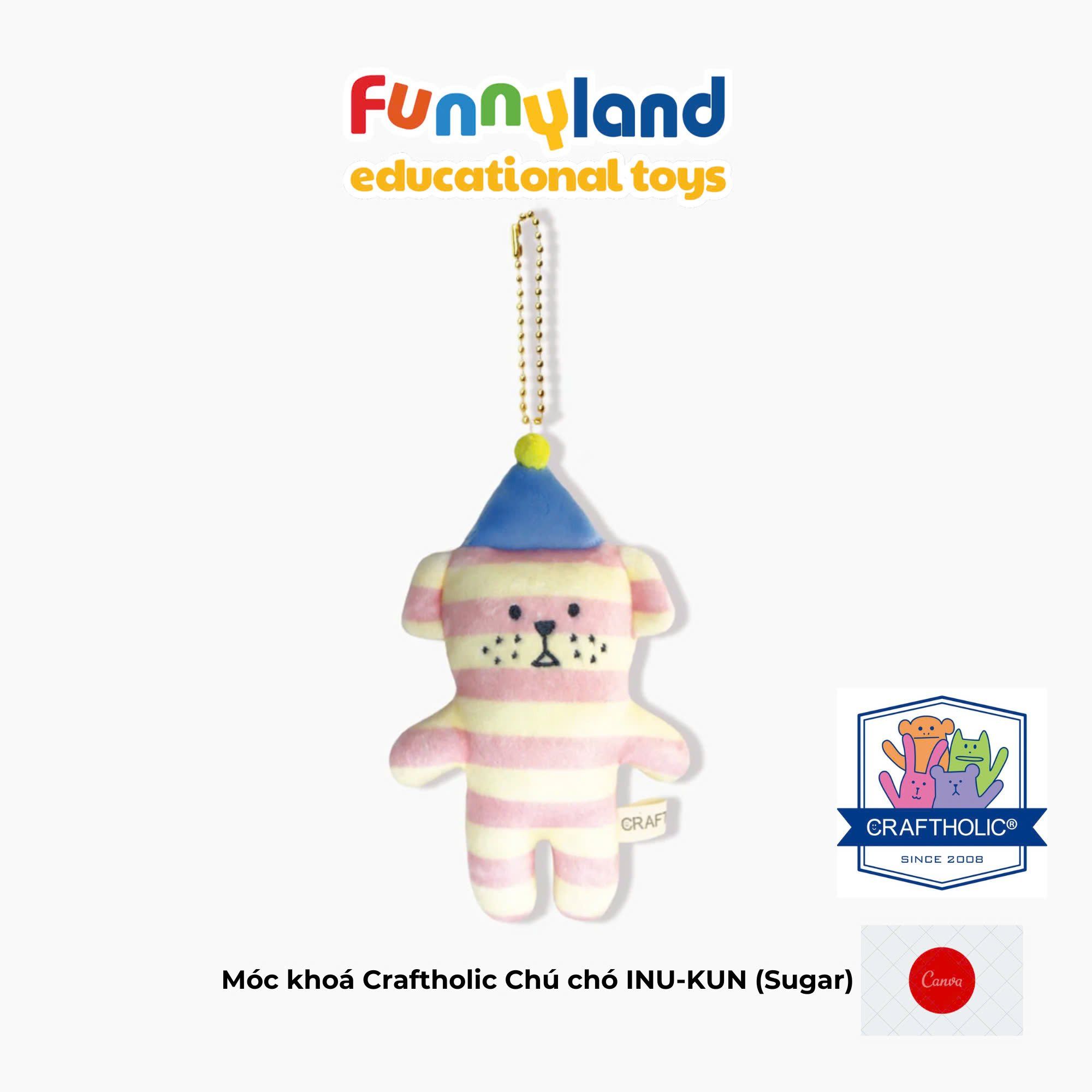  Móc khoá Craftholic Chú chó INU-KUN (Sugar) 