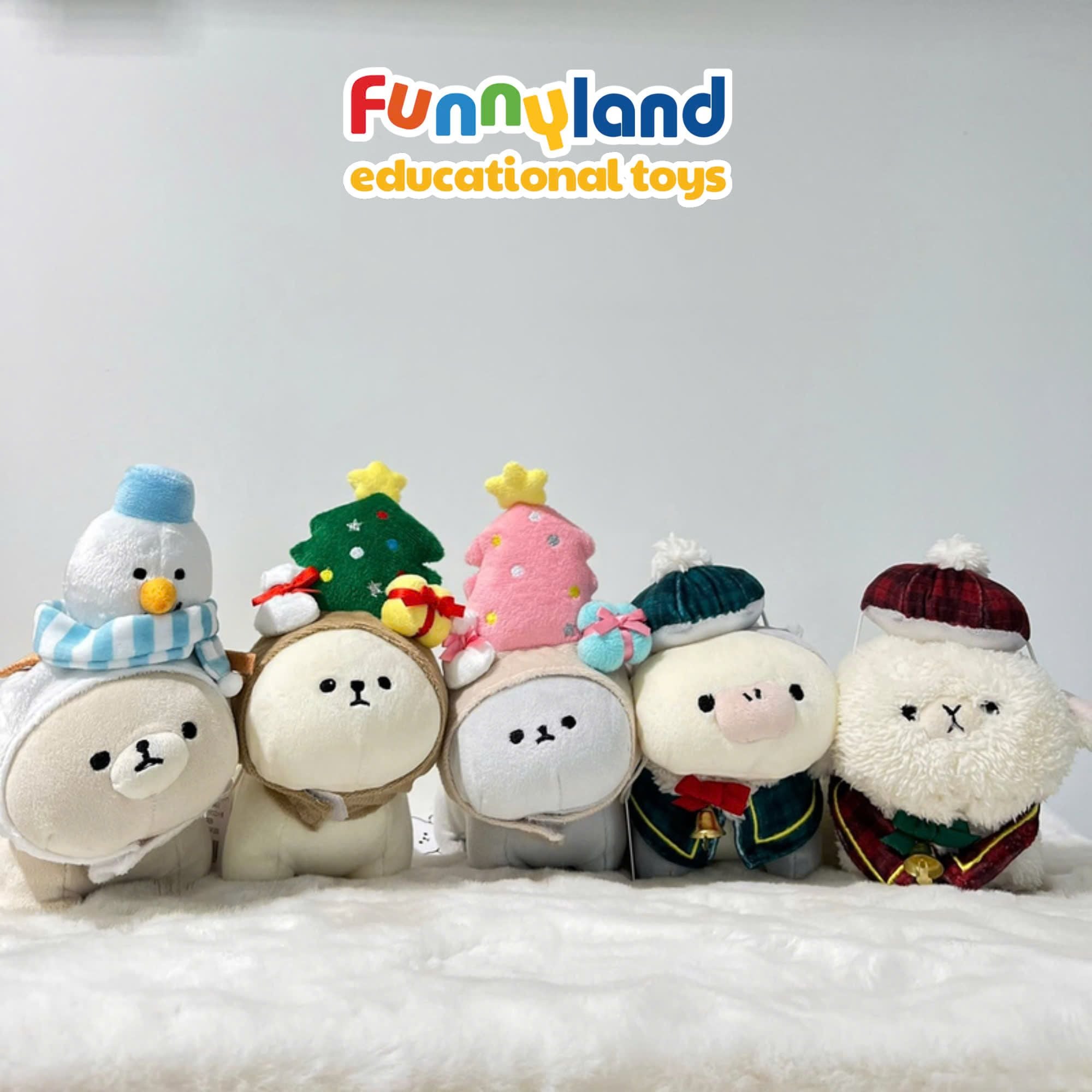 Phụ kiện gấu bông Nhật Bản Mofmo Friends - Mũ Cây thông Giáng sinh màu xanh lá (Phụ kiện)