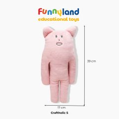 Gấu bông Nhật Bản Craftholic - Bé mèo KORAT (Ohana)