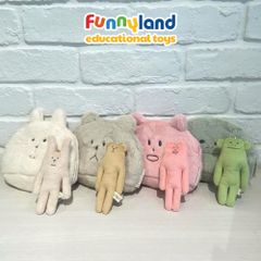 Gấu bông Nhật Bản Craftholic - Bé mèo KORAT (Ohana)