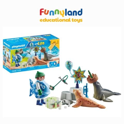 Đồ chơi mô hình Người giữ thú Playmobil
