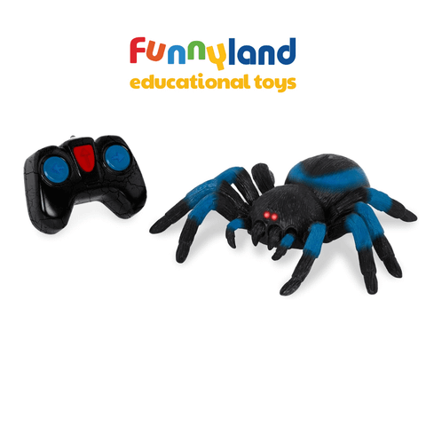 Đồ chơi mô hình động vật Terra - Nhện điều khiển từ xa màu xanh