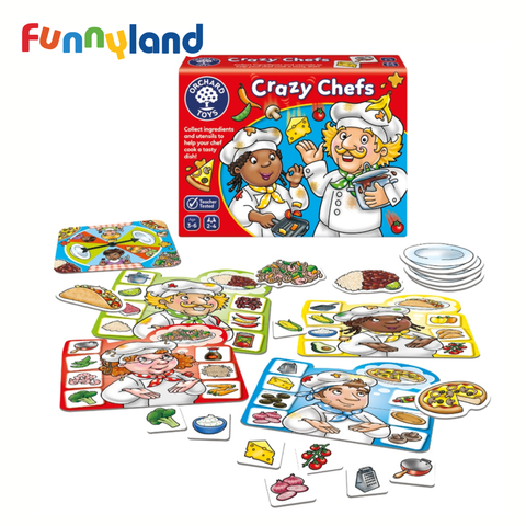 Đồ Chơi Trí Tuệ OrchardToys Crazy Chefs - Những Đầu Bếp Điên Rồ