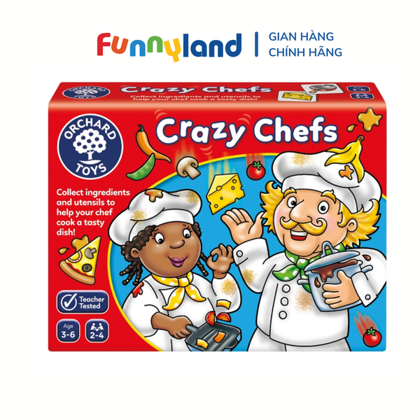 Đồ Chơi Trí Tuệ OrchardToys Crazy Chefs - Những Đầu Bếp Điên Rồ