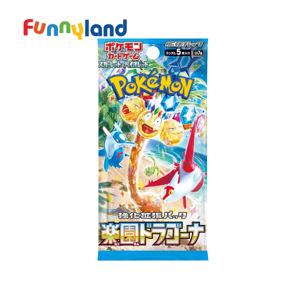 [PK-SV7a-J] Bộ Cờ Chiến Thuật Pokemon Bộ Cờ Mở Rộng Rakuen Dragona SV7 (Tiếng Nhật)