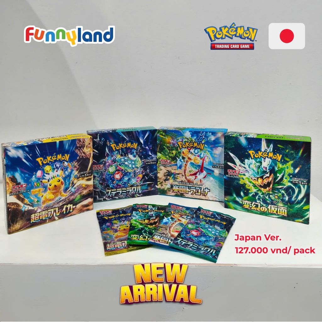 [PK-SV7a-J] Bộ Cờ Chiến Thuật Pokemon Bộ Cờ Mở Rộng Rakuen Dragona SV7 (Tiếng Nhật)