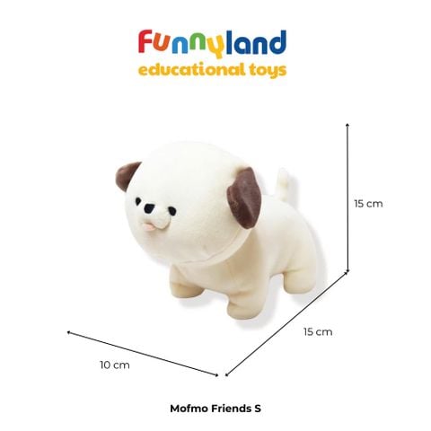 Gấu bông Nhật Bản Mofmo Friends - Chú Chó Pekingese