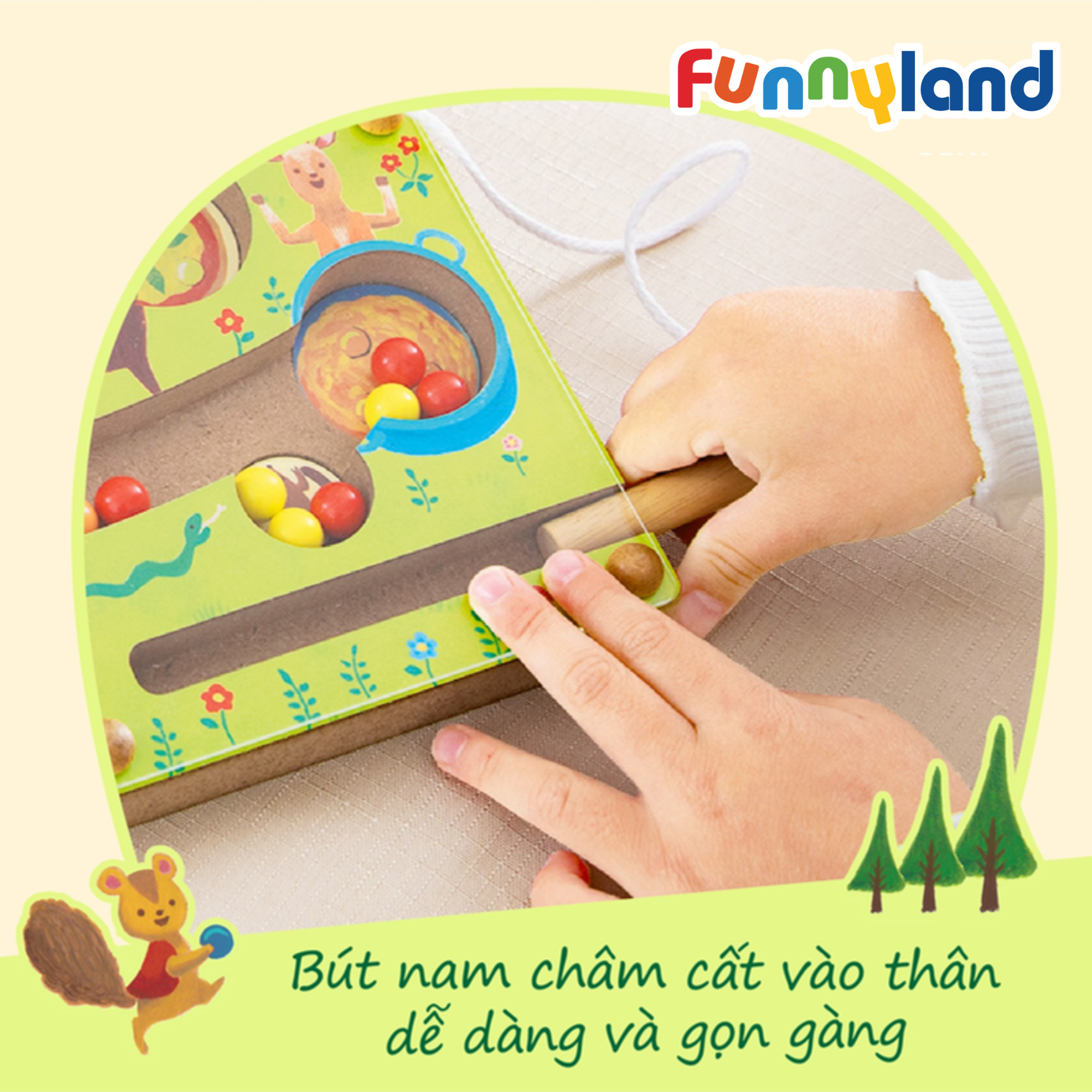  Đồ Chơi Bàn Gỗ Mê Cung - Perry’s Berries - Let's Learn Counting Geni 