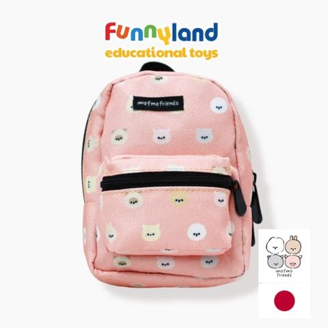 Phụ kiện MofmoFriends Mini Backpack with Carabiner Hook - Pink
