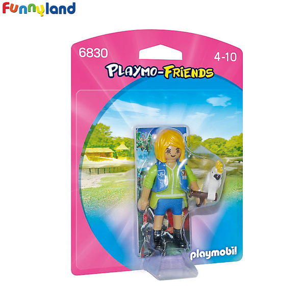 Animal Trainer with Cockatoo