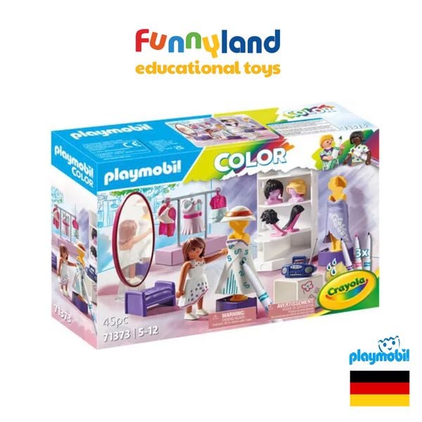 Đồ chơi mô hình Playmobil: Playmobil tô màu: Phòng thay đồ