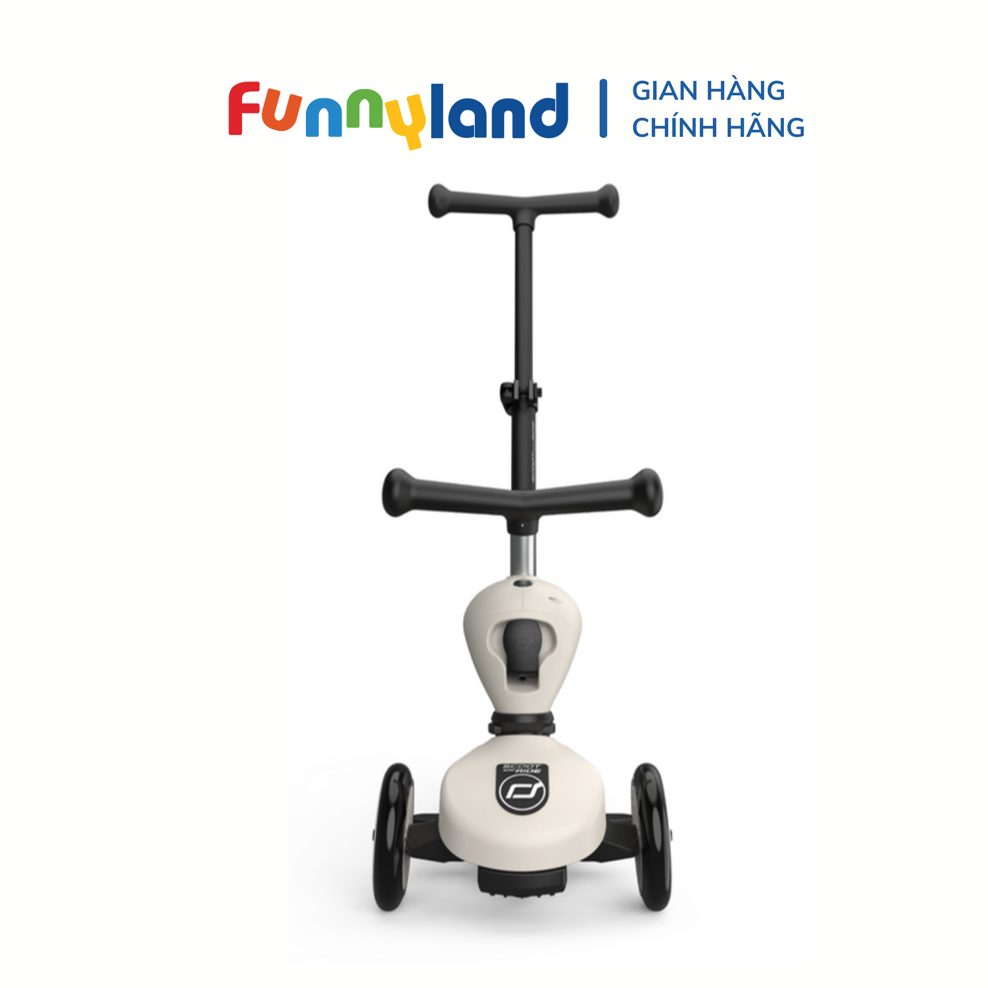 Xe scooter trẻ em Scoot and Ride Highwaykick 1 Push and Go (Ash)