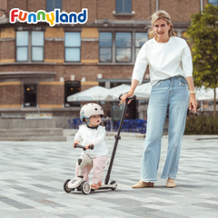 Xe scooter trẻ em Scoot and Ride Highwaykick 1 Push and Go (Ash)