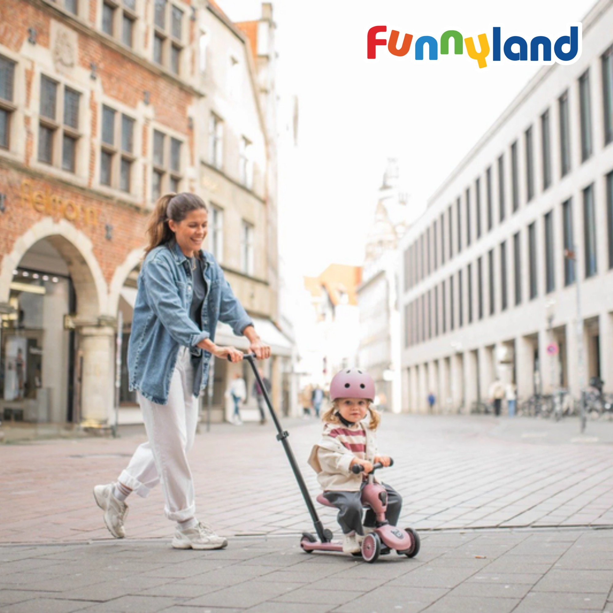 Xe scooter trẻ em Scoot and Ride Highwaykick 1 Push and Go (Wildberry)