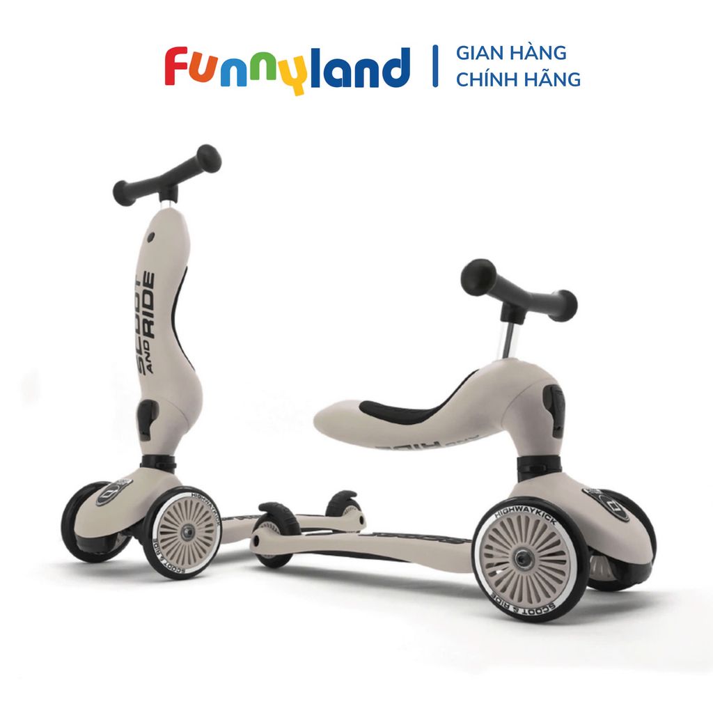 Xe scooter trẻ em Scoot and Ride Highwaykick 1 (Ash)