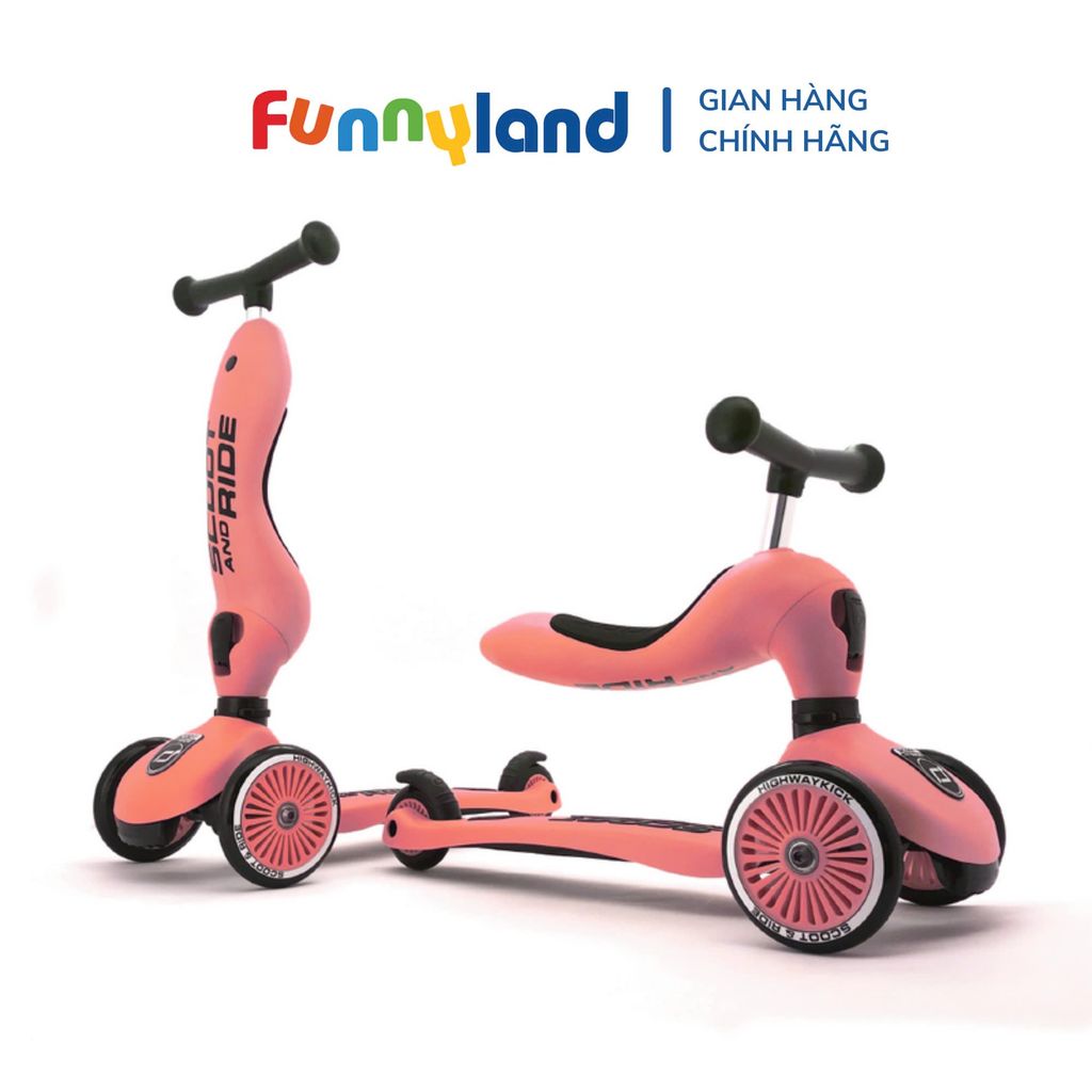 Scoot and Ride - Xe scooter trẻ em Scoot and Ride Highwaykick 1 (Peach)