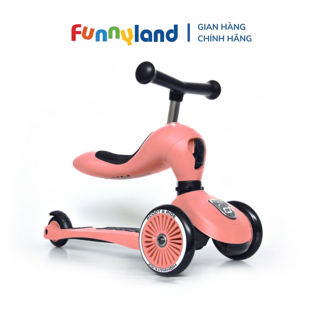 Scoot and Ride - Xe scooter trẻ em Scoot and Ride Highwaykick 1 (Peach)