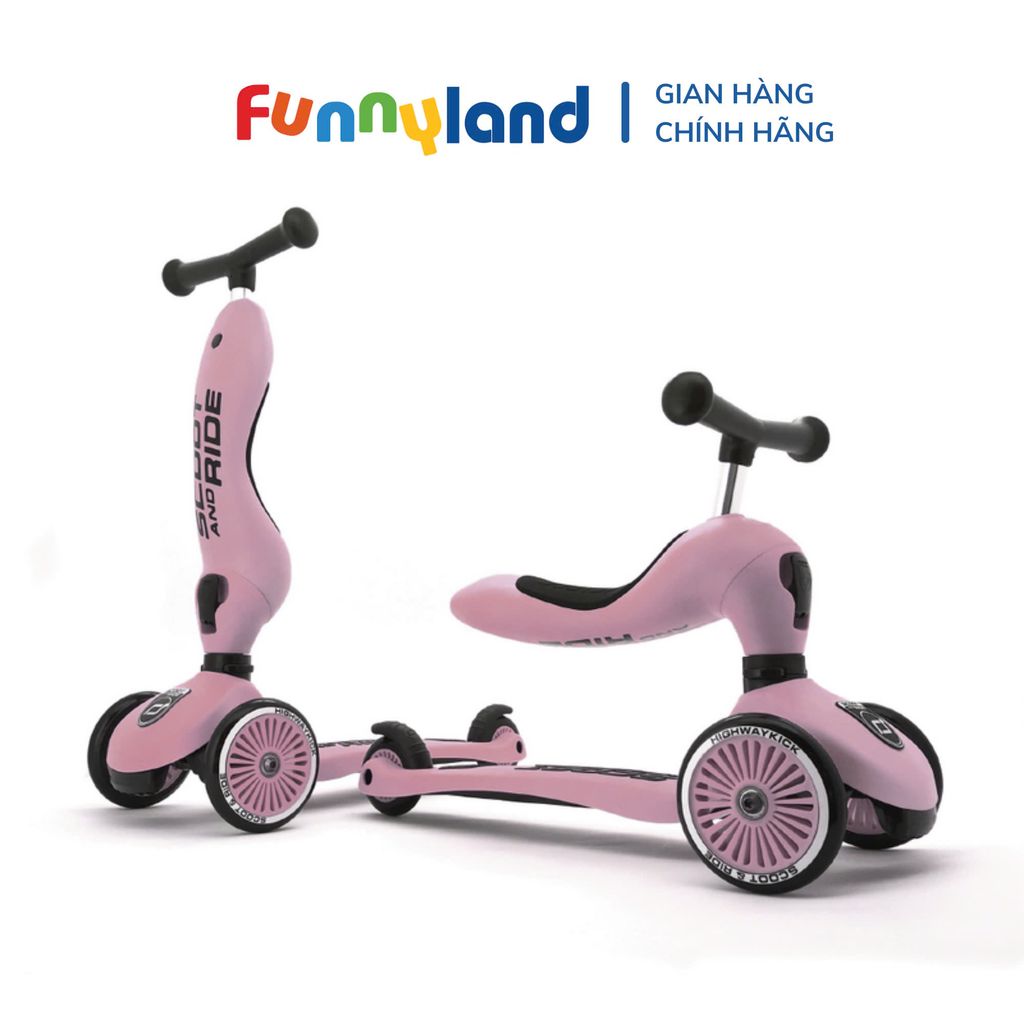 Scoot and Ride - Xe scooter trẻ em Scoot and Ride Highwaykick 1 (Rose)