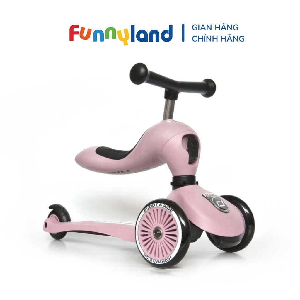 Scoot and Ride - Xe scooter trẻ em Scoot and Ride Highwaykick 1 (Rose)