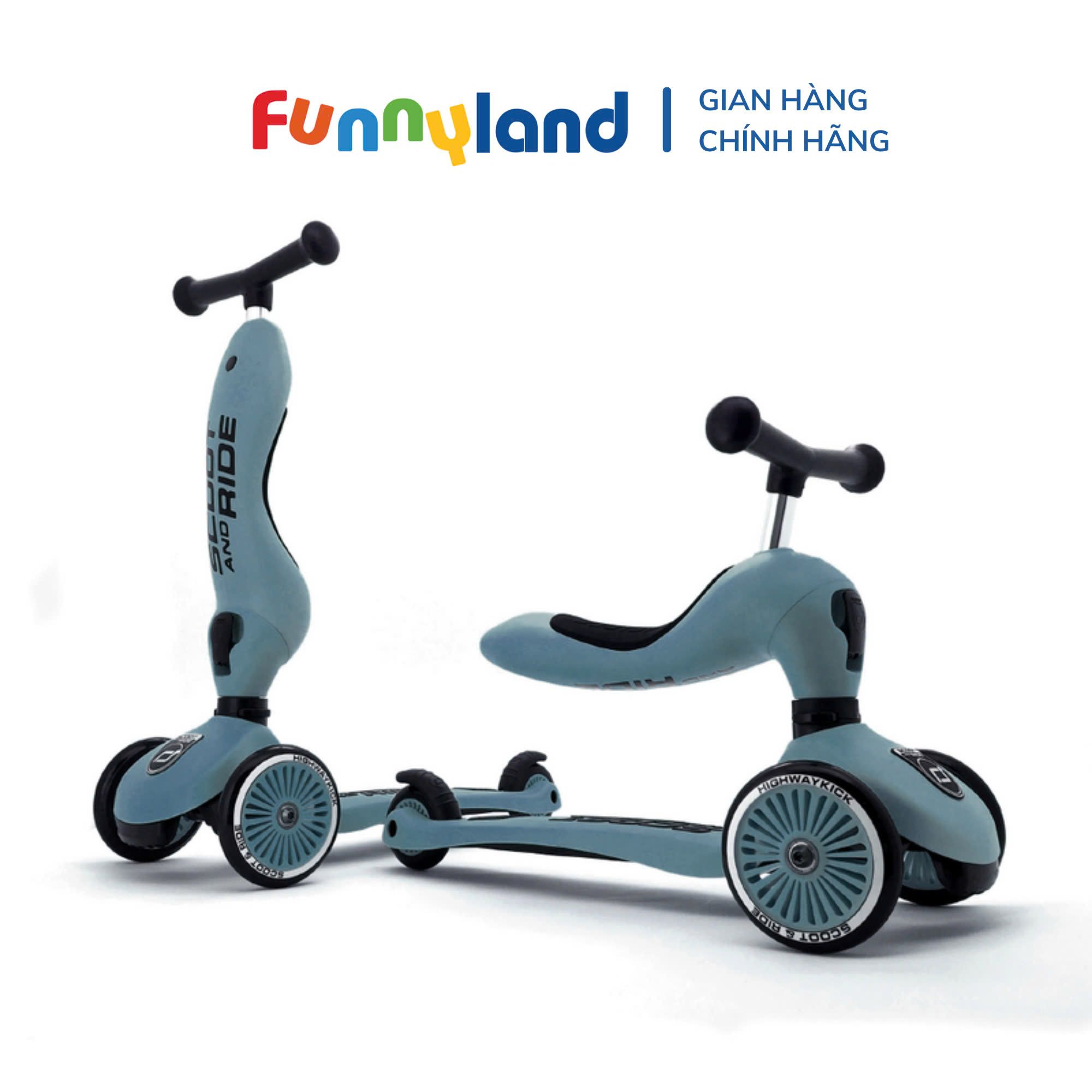 Xe scooter trẻ em Scoot and Ride Highwaykick 1 (Steel)