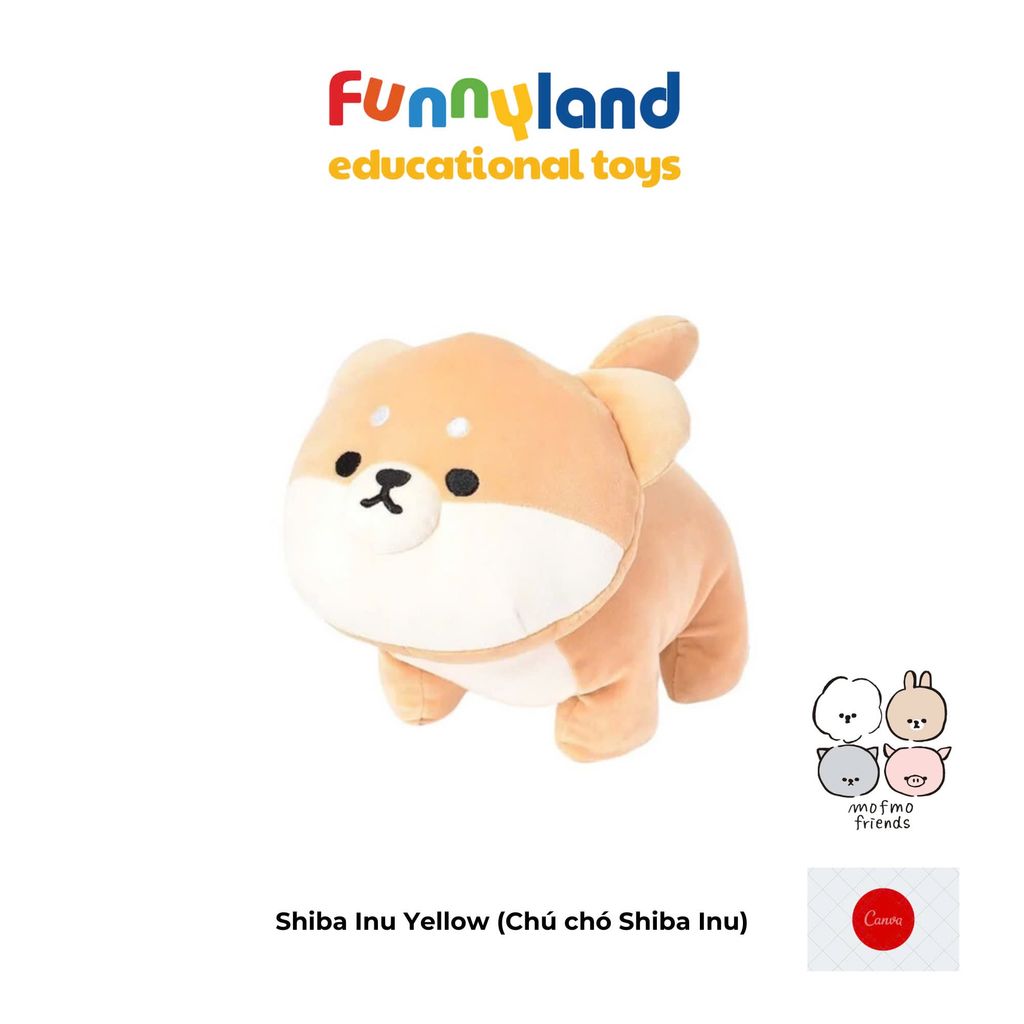 Thú bông MofmoFriends L - Shibainu - Yellow