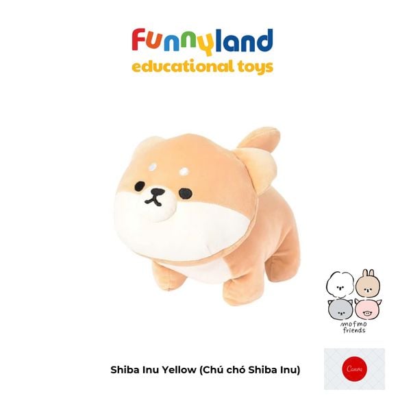 Gấu bông Nhật Bản Mofmo Friends - Chú chó Shiba Inu (Shiba Inu Yellow)