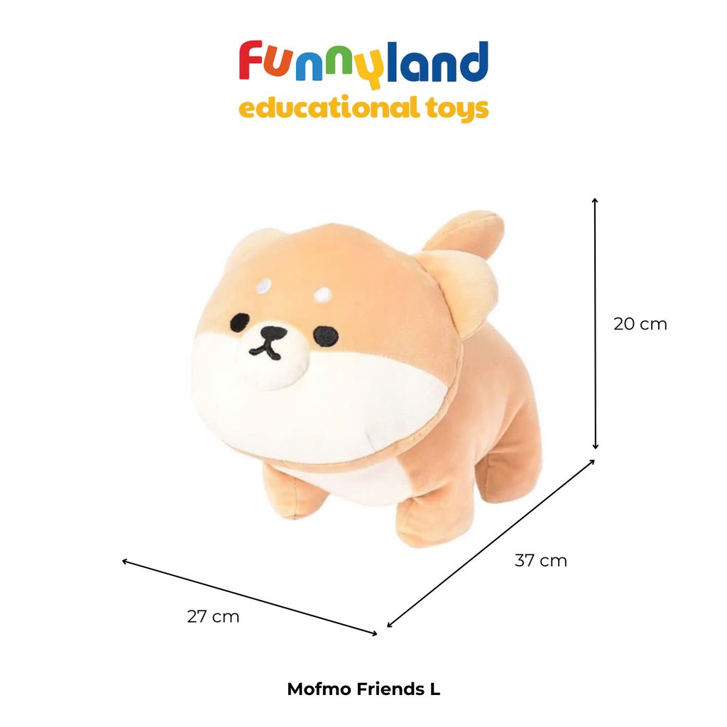 Thú bông MofmoFriends L - Shibainu - Yellow