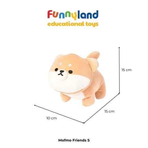 Gấu bông Nhật Bản Mofmo Friends - Chú chó Shiba Inu (Shiba Inu Yellow)