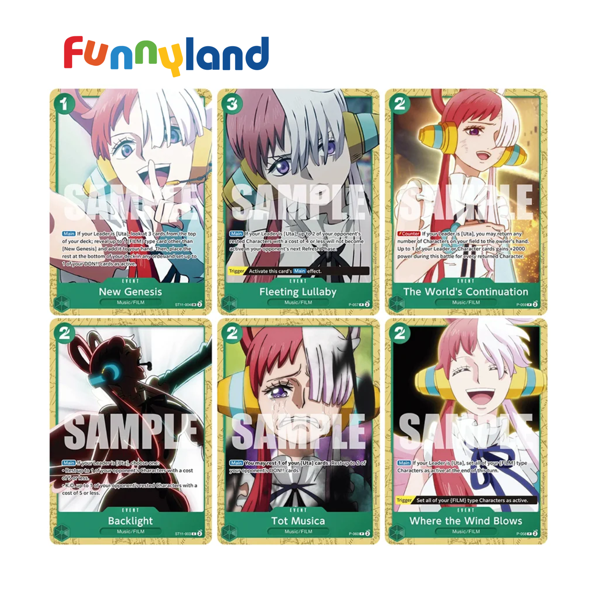  Thẻ Bài One Piece - [ENG] ONE PIECE CARD GAME Start Deck Uta ST-16 