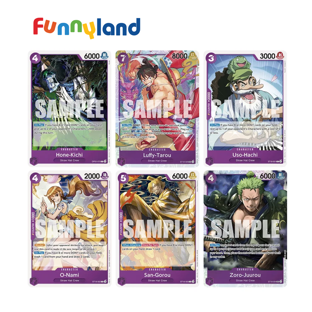 Thẻ bài One Piece EN OPCG START DECK MONKEY D LUFFY ST-18