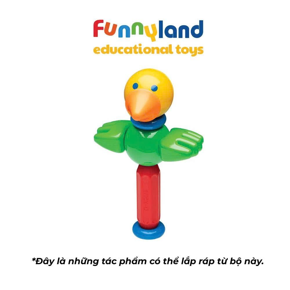 Đồ chơi xếp hình nam châm Hàn Quốc Stick-O FOREST FRIENDS SET 