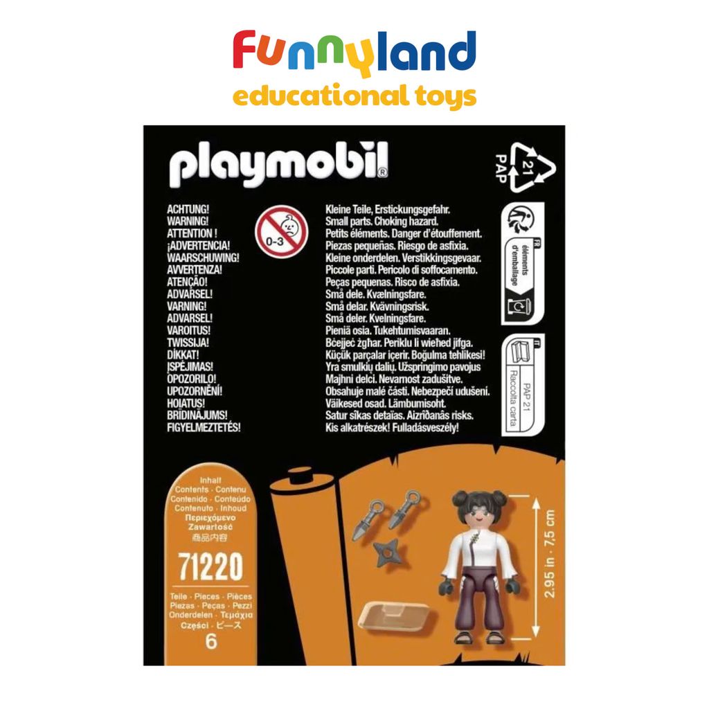 Đồ chơi mô hình Naruto Playmobil Tenten