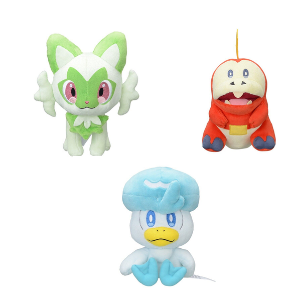 Thú bông Pokémon Big Plush Sprigatito Fuecoco Quaxly - Banpresto