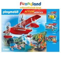 Đồ chơi mô hình Thủy phi cơ chữa cháy Playmobil