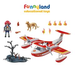 Đồ chơi mô hình Thủy phi cơ chữa cháy Playmobil