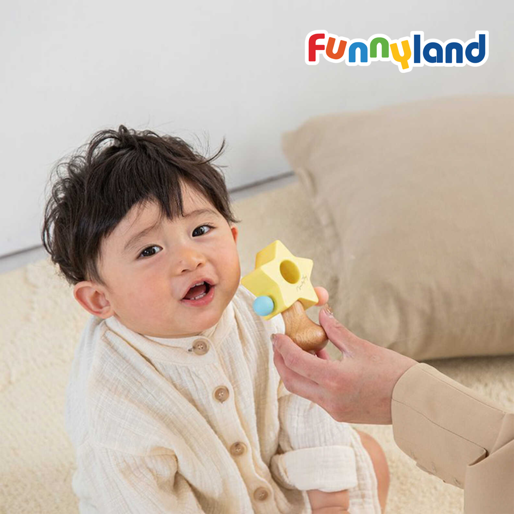 Đồ Chơi Gỗ Lục Lạc Ngôi Sao - Twinkle Star Geni
