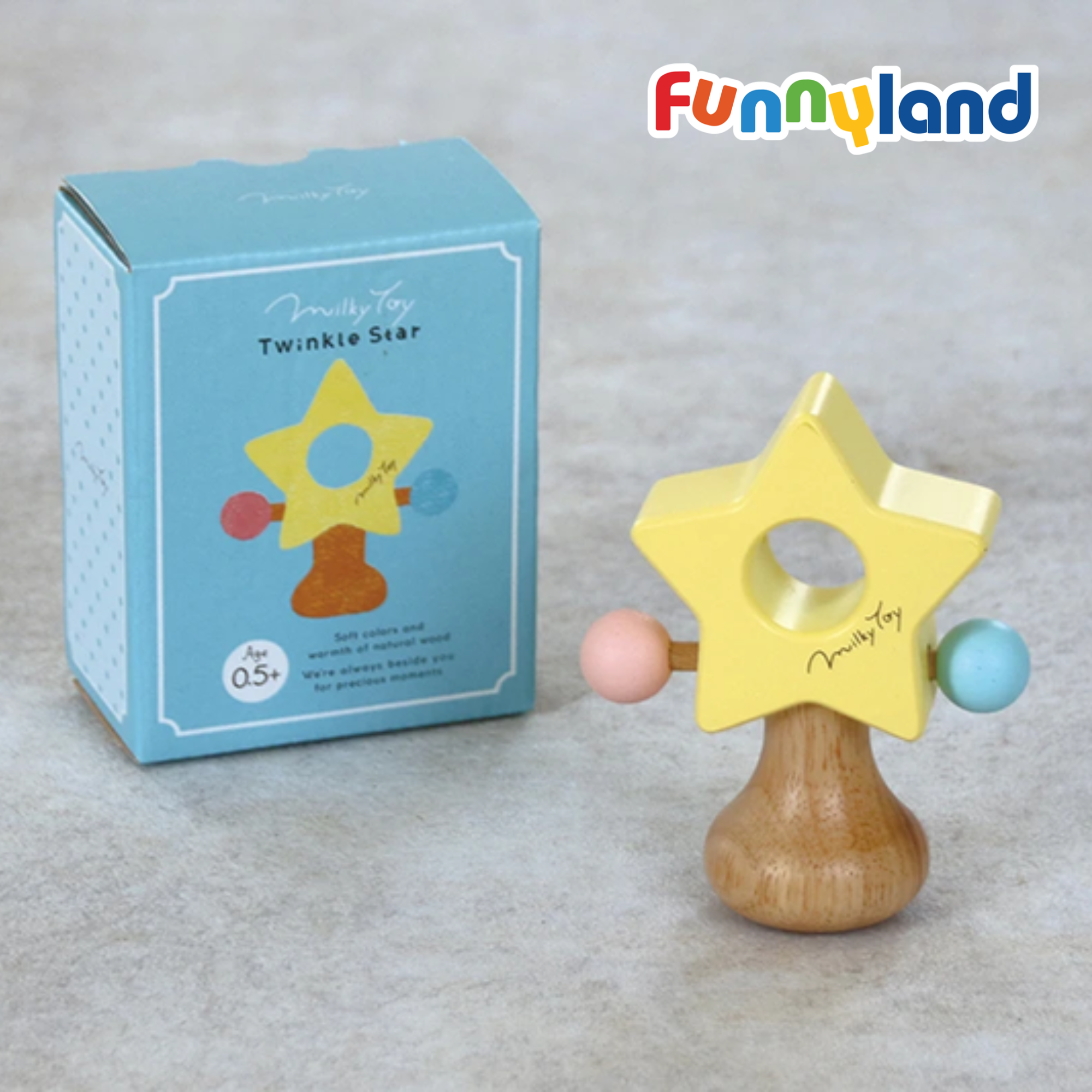  Đồ Chơi Gỗ Lục Lạc Ngôi Sao - Twinkle Star Geni 
