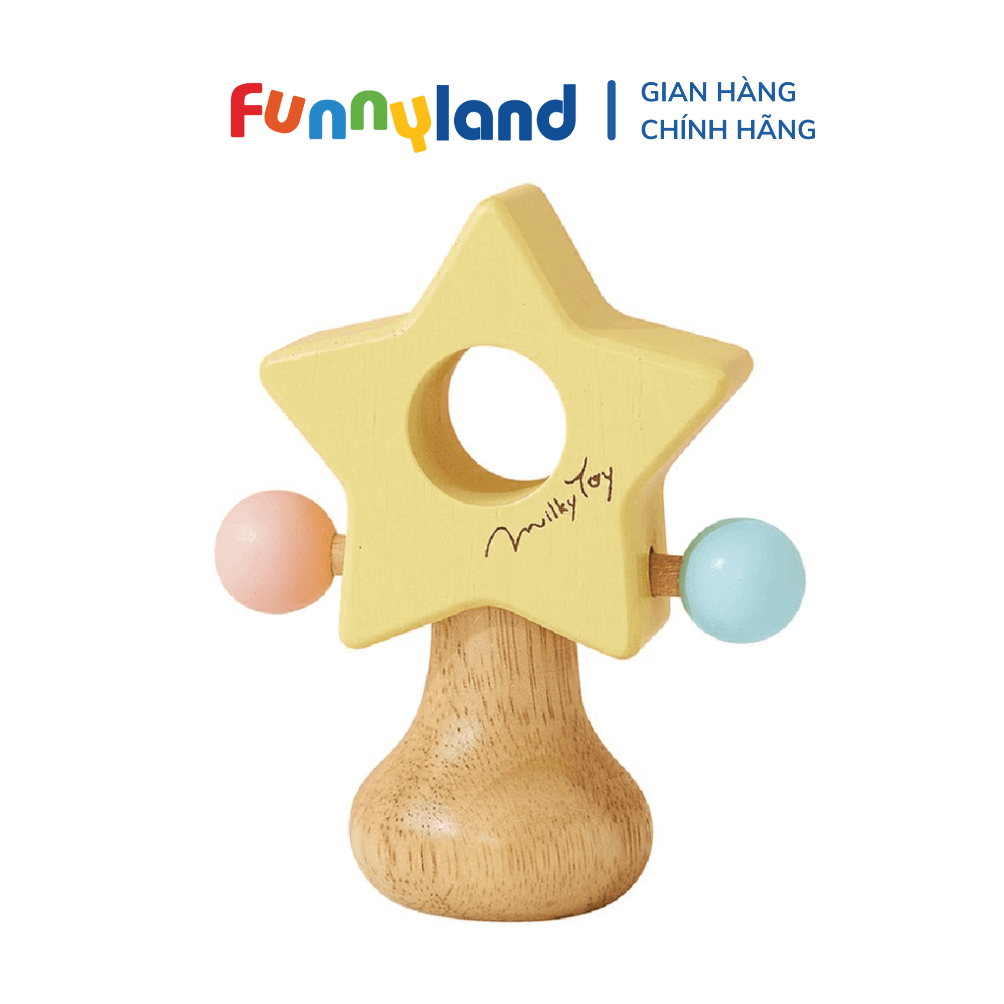  Đồ Chơi Gỗ Lục Lạc Ngôi Sao - Twinkle Star Geni 