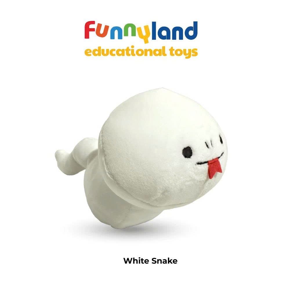 Thú bông MofmoFriends S - White Snake