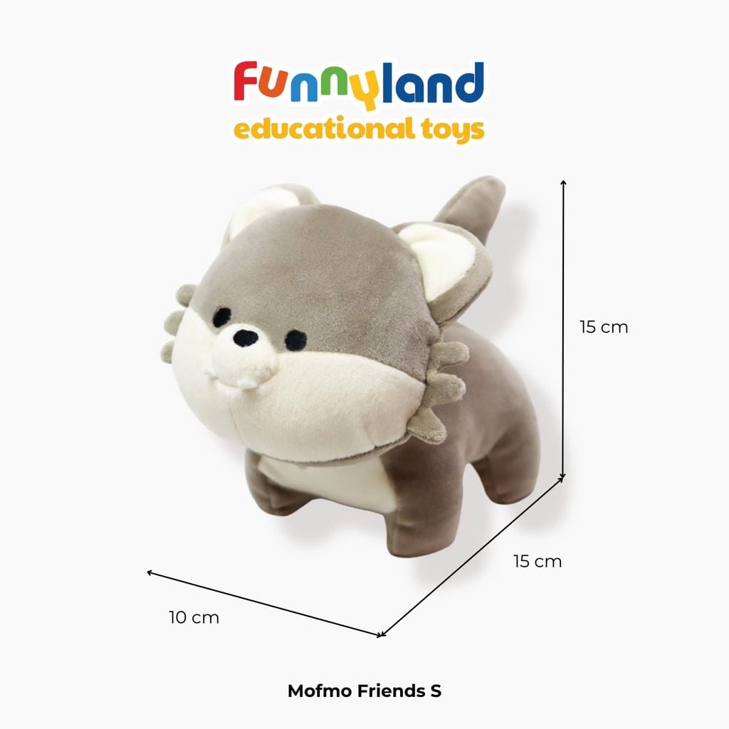 Thú bông MofmoFriends S - Wolf