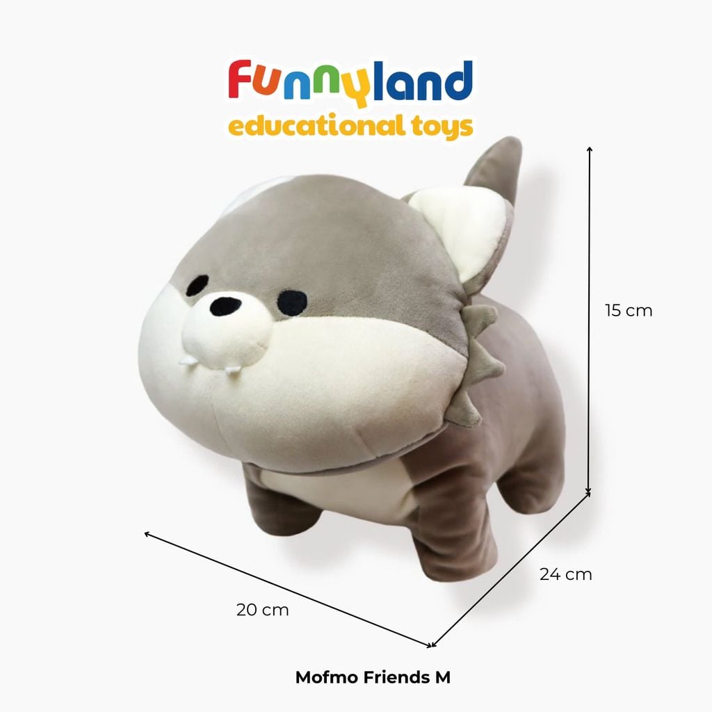 Thú bông MofmoFriends S - Wolf