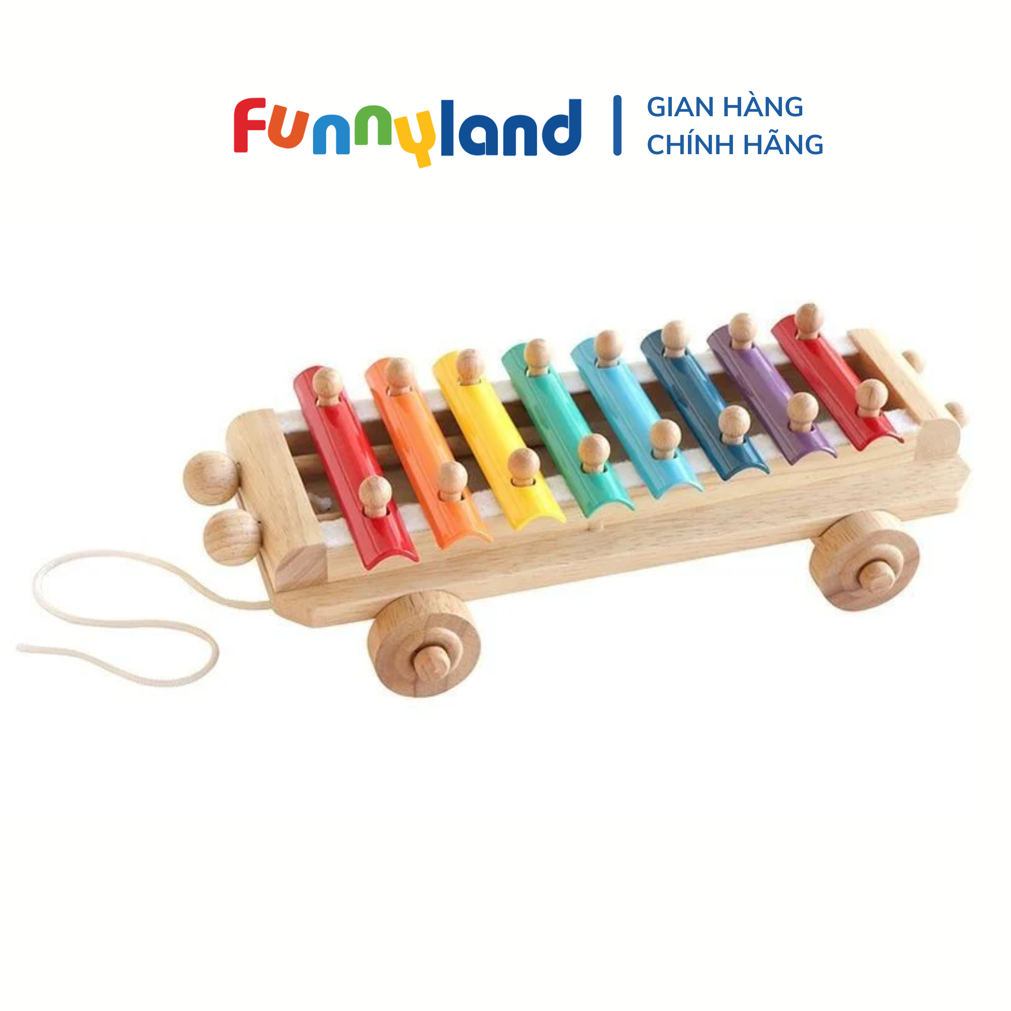  Đồ Chơi Đàn Gỗ 8 Thanh Piano Xylophone Geni 