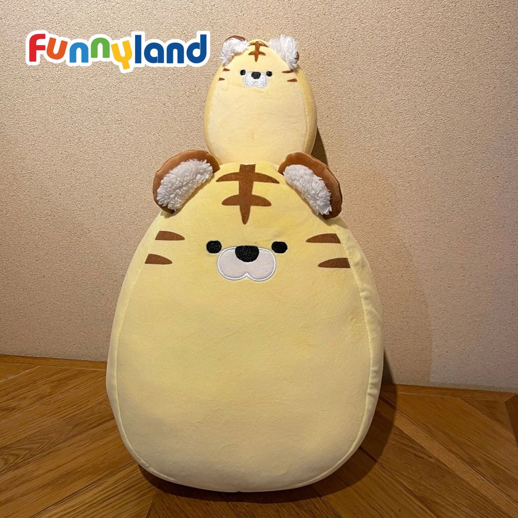 Gối mini MofmoFriends Mini Cushion - Yellow Tiger