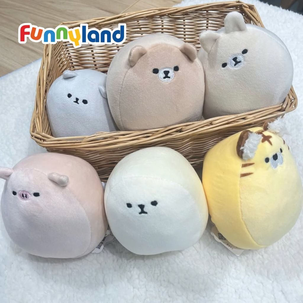 Gối mini MofmoFriends Mini Cushion - Yellow Tiger