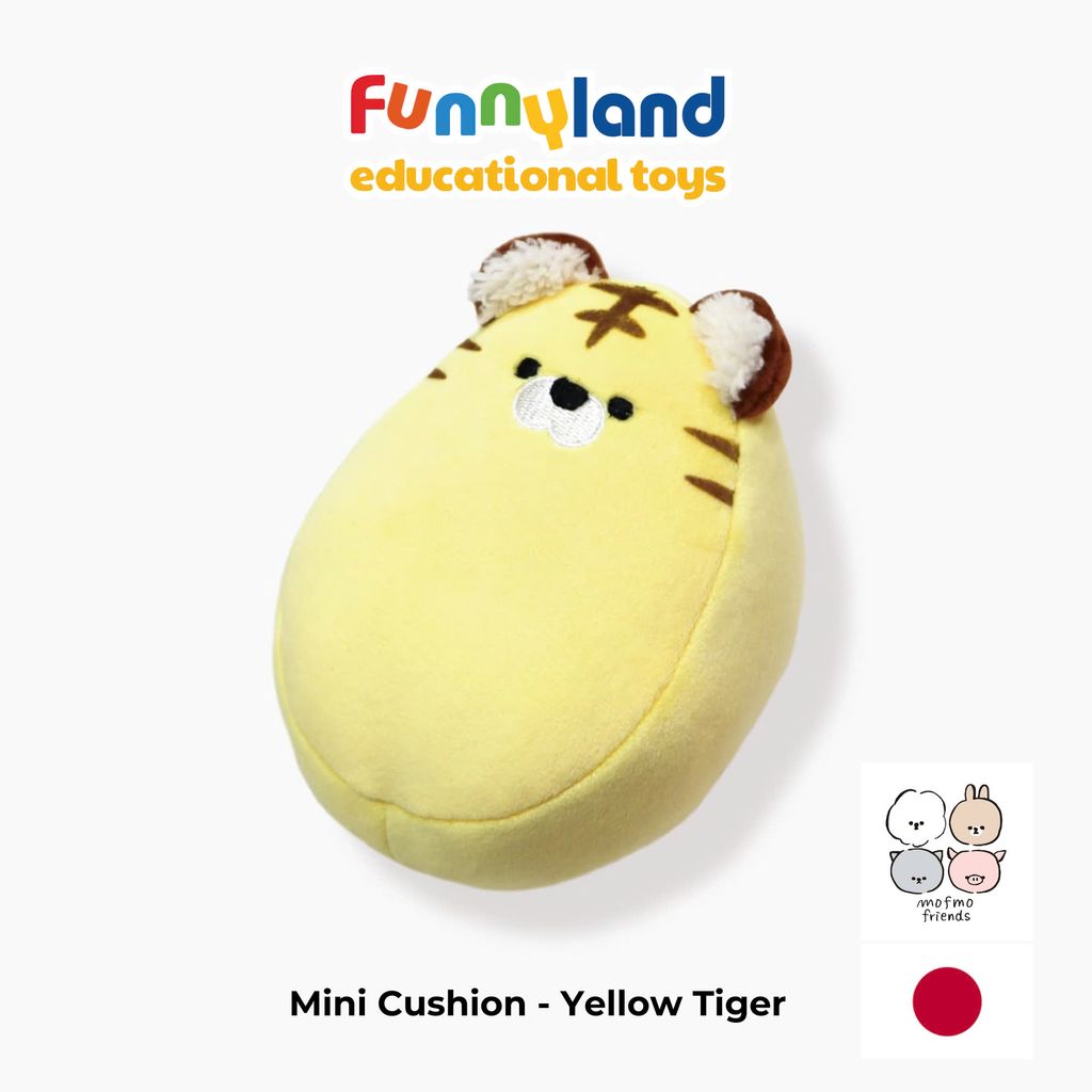 Gối mini MofmoFriends Mini Cushion - Yellow Tiger