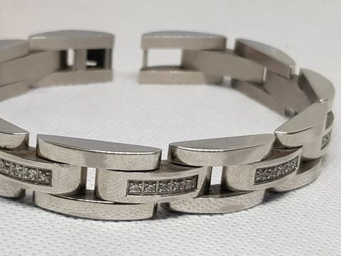  lắc tay cho nam hợp kim Stainless Steel 