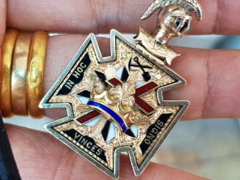  mặt dây chuyền Masonic dấu ấn thánh xưa 