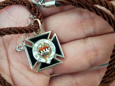  mặt dây chuyền masonic vàng 10k 