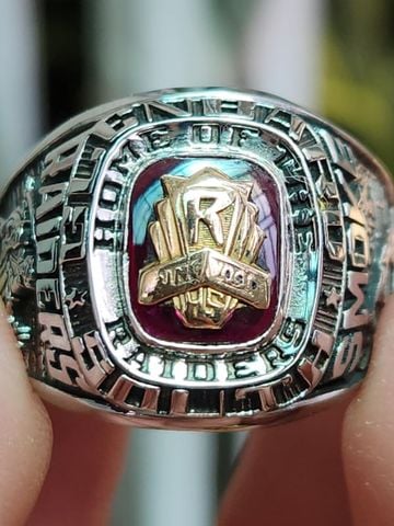  nhẫn mỹ xưa hợp kim logo vàng 10k Herff Johns 